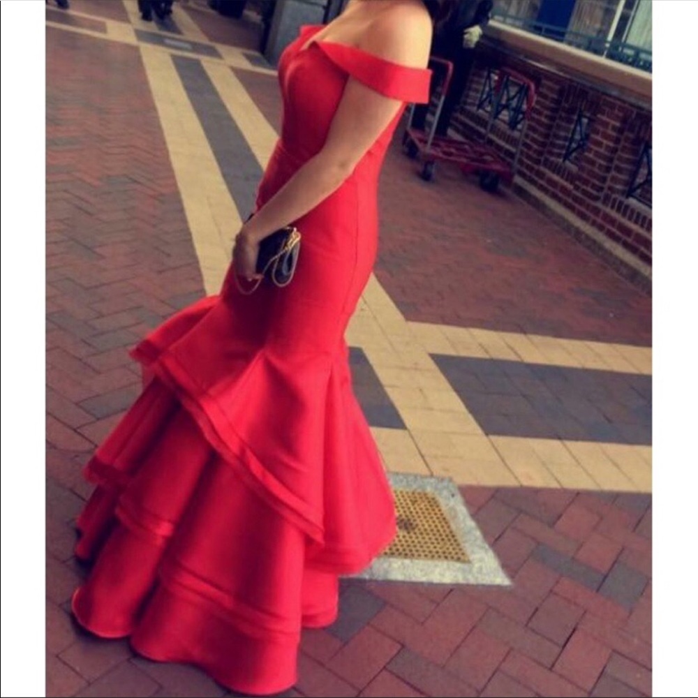 Beautiful Red Jovani Gown